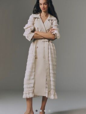 Avec Les Filles Lace Trench